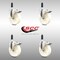 Service Caster 5 Inch 316SS Nylon Wheel Swivel 3/4 Inch Expanding Stem Caster Set Lock Brake SCC-SS316TTLEX20S514-NYS-34-4 - alternate 1